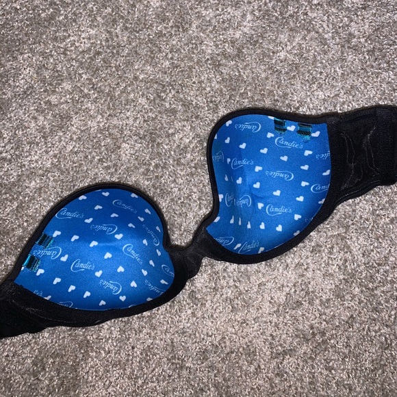 Candies Black & Blue Bra size 36B - Picture 6 of 7